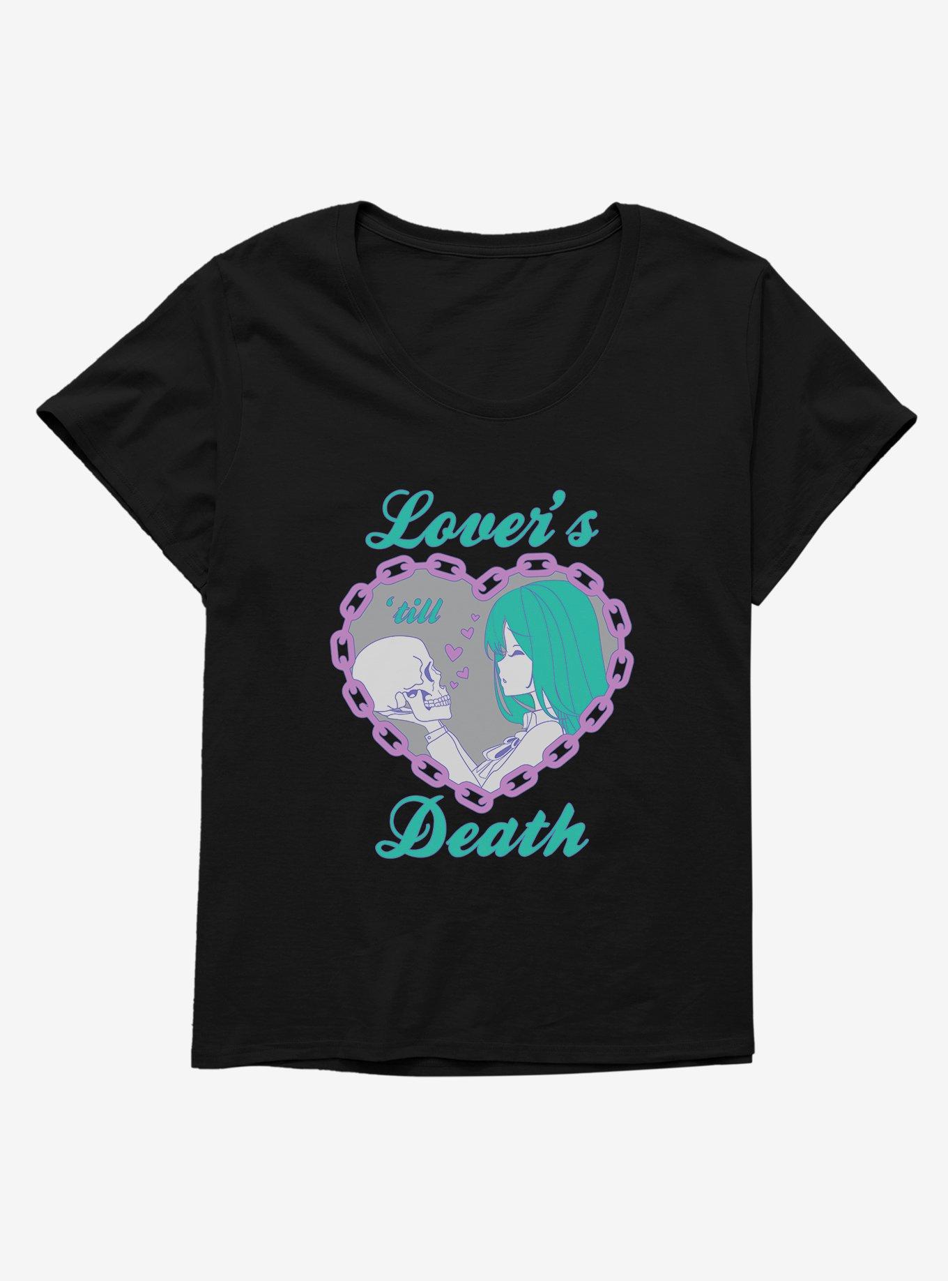 Lovers Till Death Heart Girls T-Shirt Plus