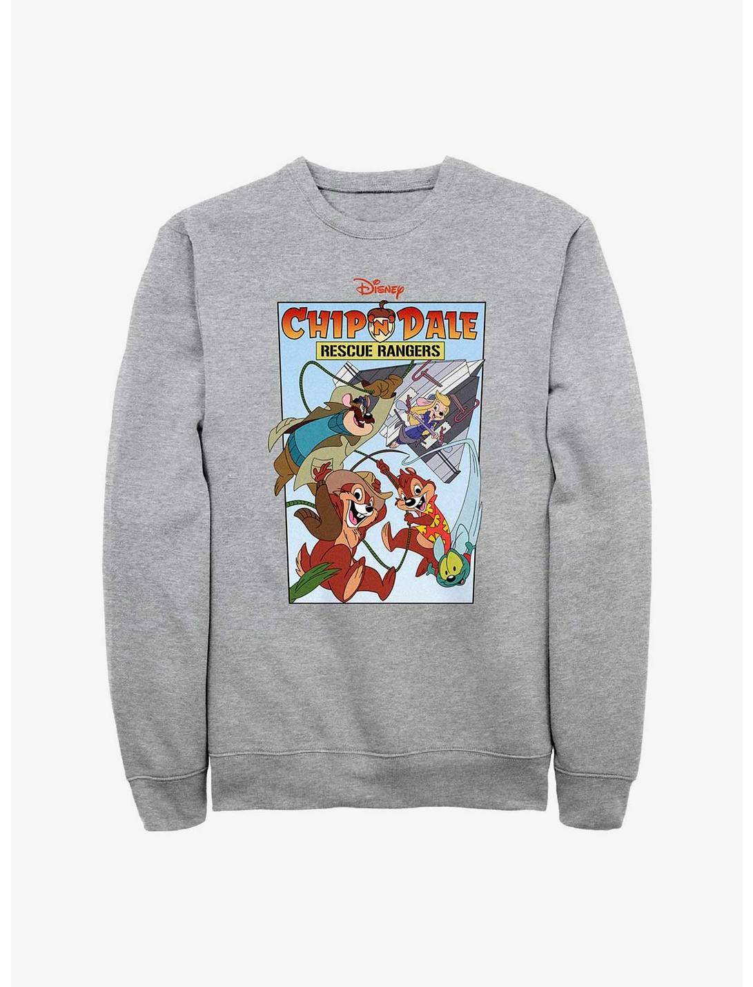 Disney Chip 'n Dale: Rescue Rangers Cover Sweatshirt, ATH HTR, hi-res