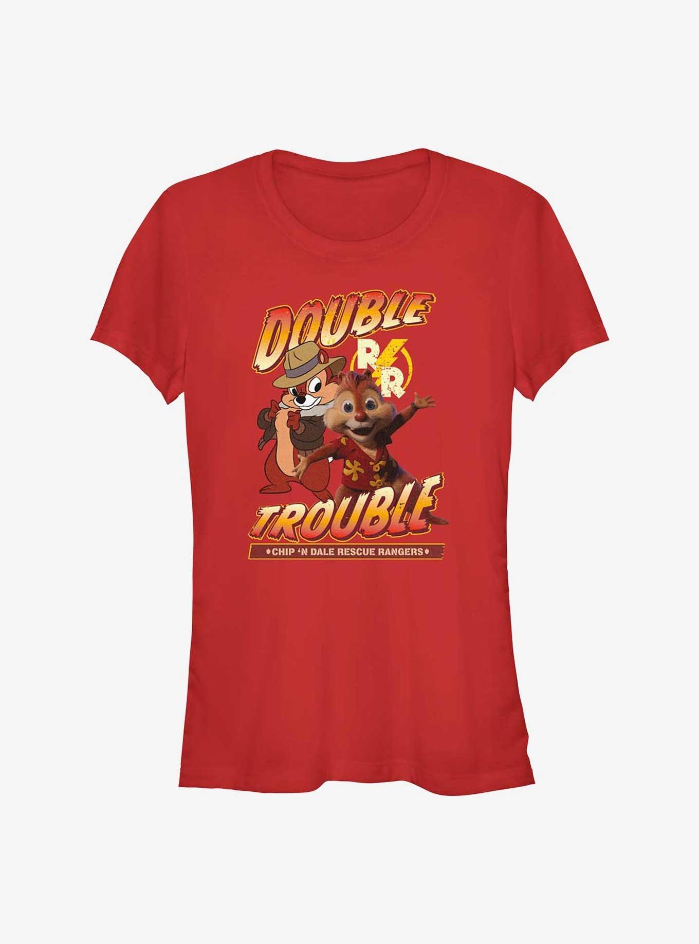 Chip and dale double cheap trouble shirt