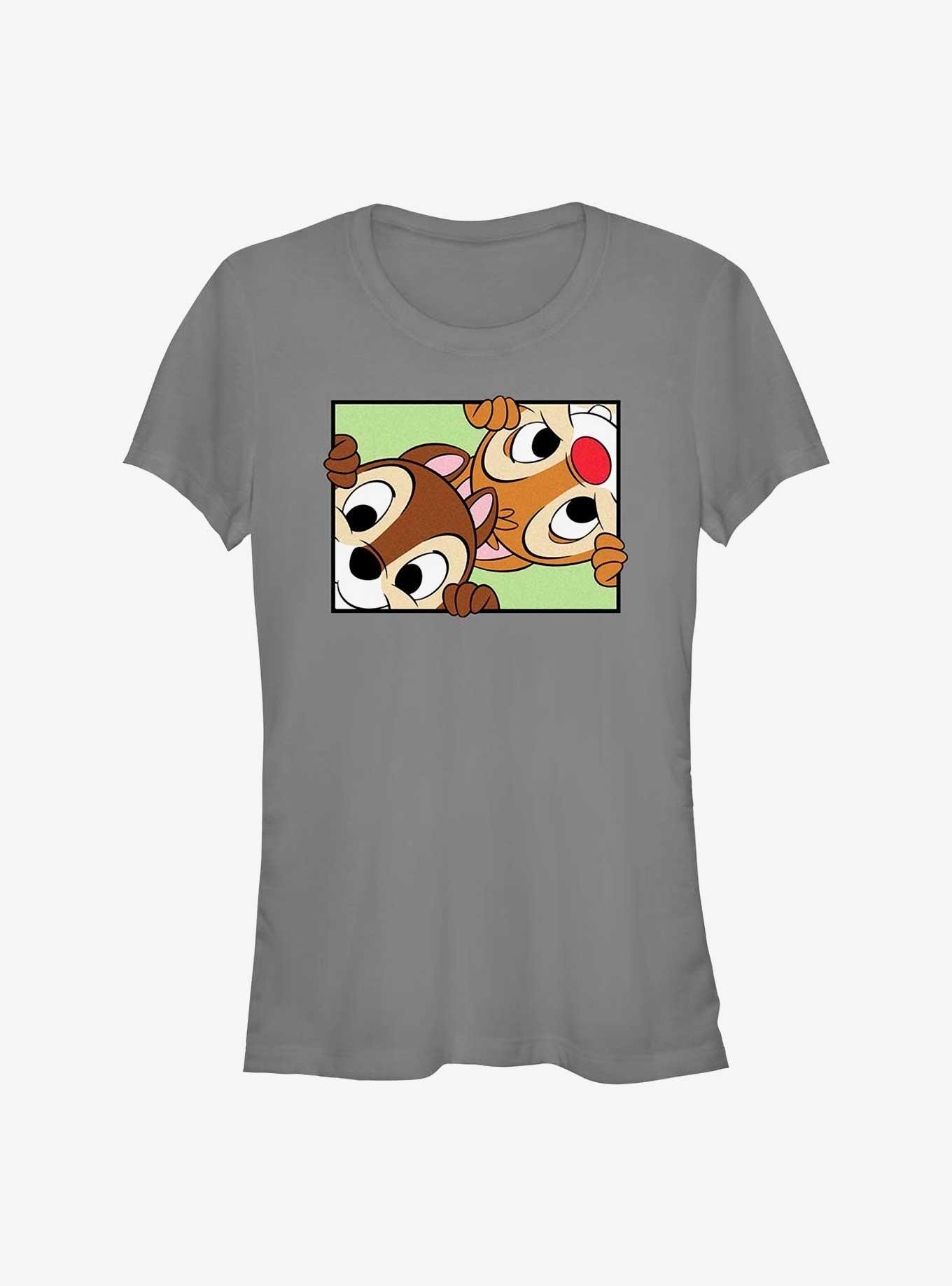 Disney Chip 'n Dale: Rescue Rangers Peek-A-Boo Girls T-Shirt, CHARCOAL, hi-res