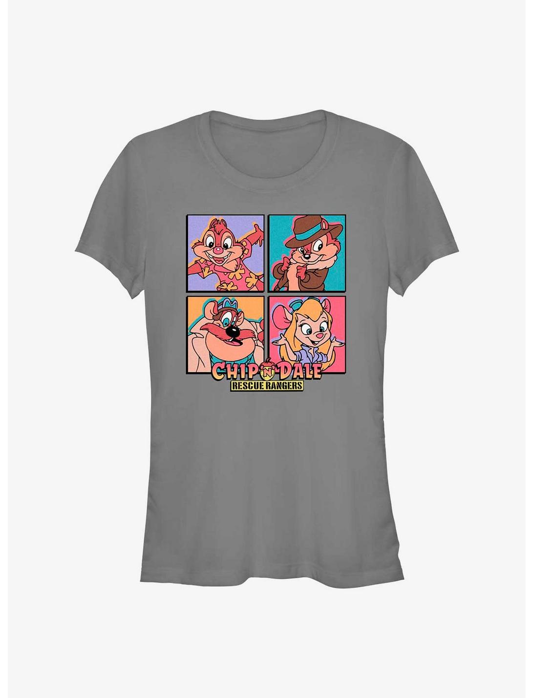 Disney Chip 'n Dale: Rescue Rangers Bunch Girls T-Shirt, CHARCOAL, hi-res