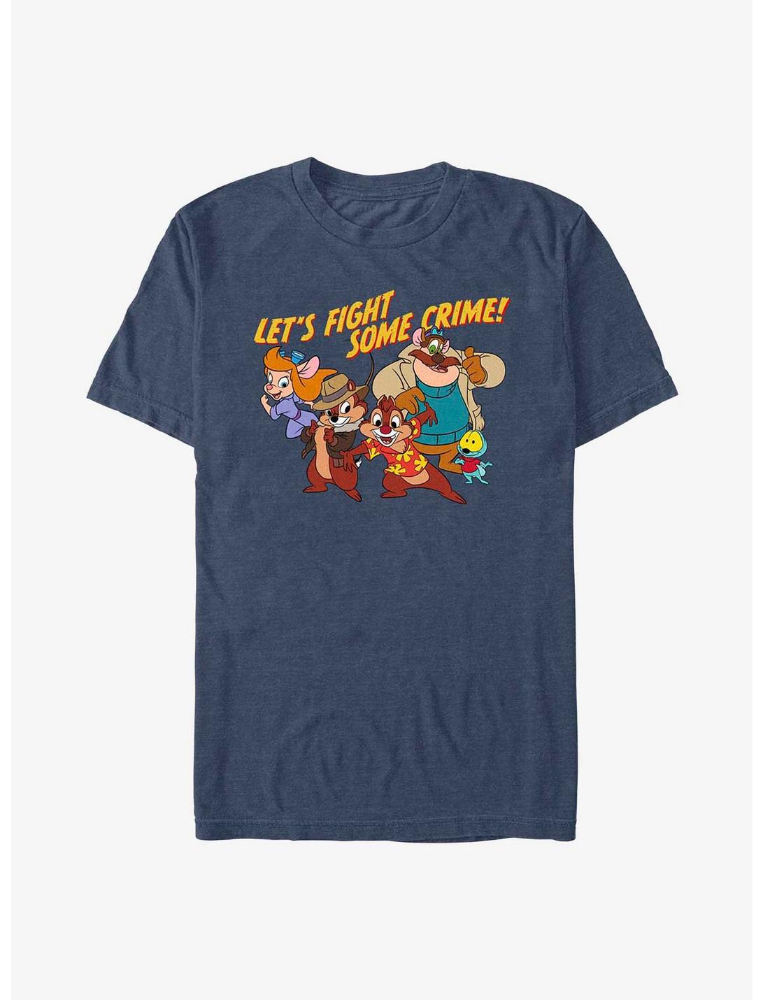 Disney Chip 'n Dale: Rescue Rangers Fight Crime T-Shirt, NAVY HTR, hi-res