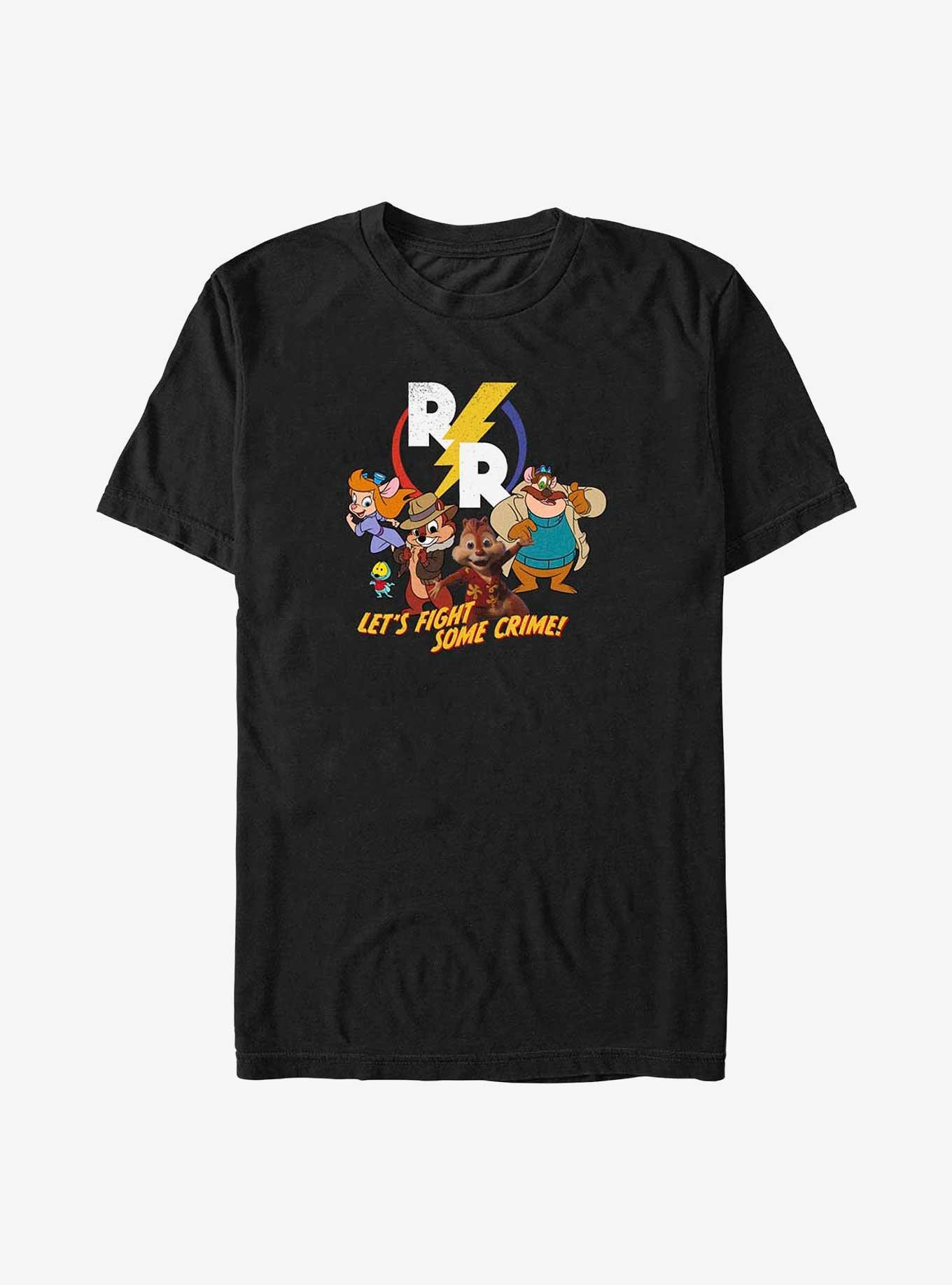 Disney Chip 'n Dale: Rescue Rangers Fight Crime T-Shirt, BLACK, hi-res