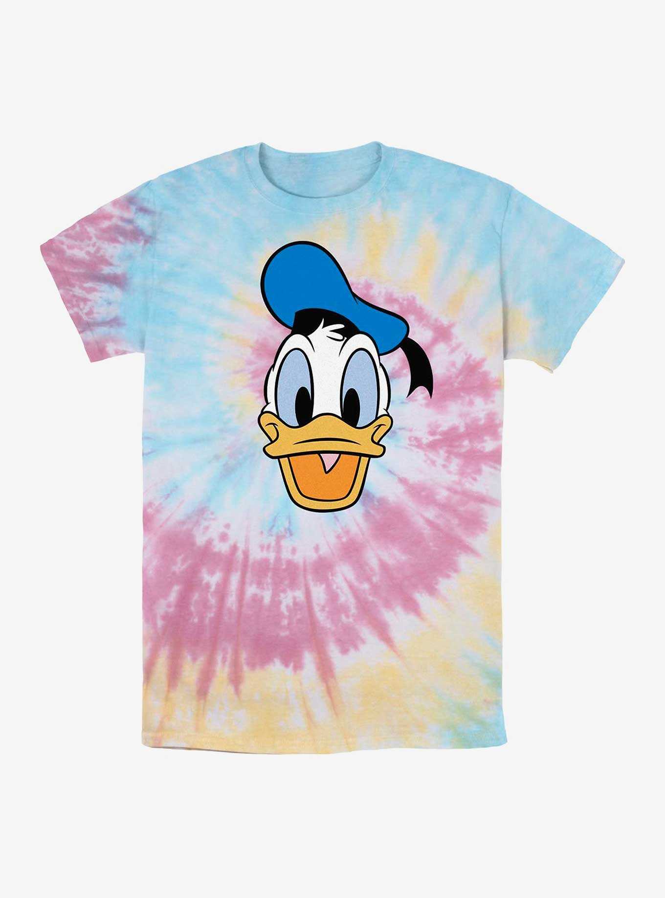 Disney Donald Duck Big Face Donald Tie Dye T-Shirt, , hi-res
