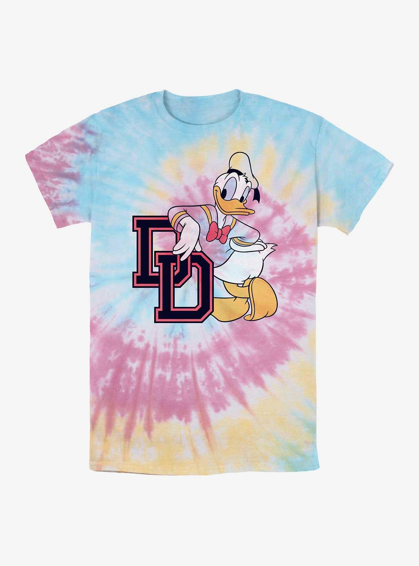 Disney Donald Duck Donald Collegiate Tie Dye T-Shirt, BLUPNKLY, hi-res