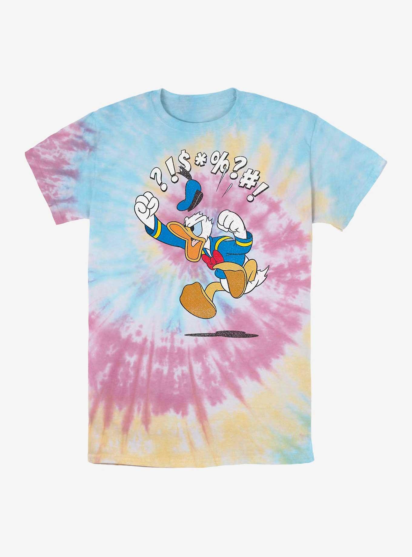Disney Donald Duck Donald Mad Tie Dye T-Shirt