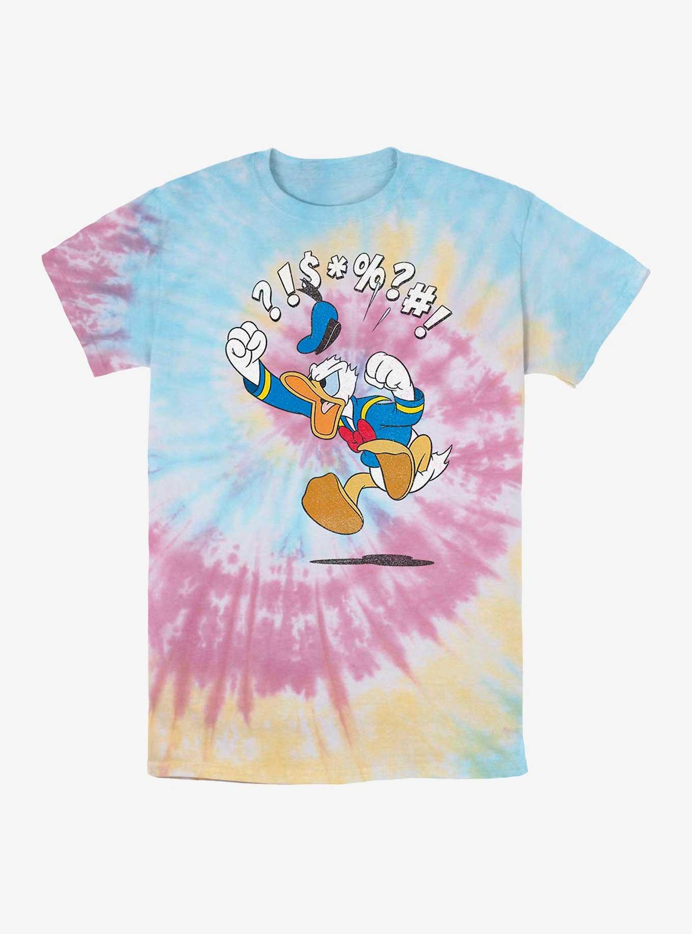 Disney Donald Duck Donald Mad Tie Dye T-Shirt, BLUPNKLY, hi-res