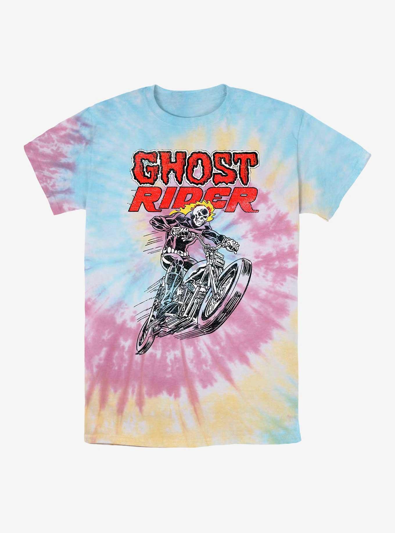 Marvel Ghost Rider Hot Head Tie Dye T-Shirt, , hi-res