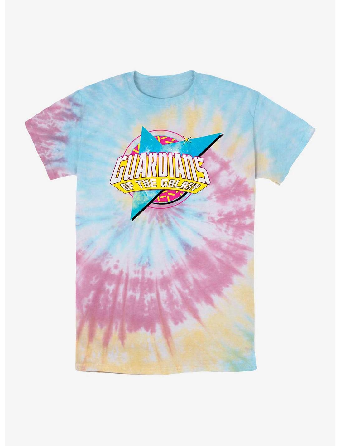Marvel Guardians of the Galaxy Guardians Badge Tie Dye T-Shirt, BLUPNKLY, hi-res