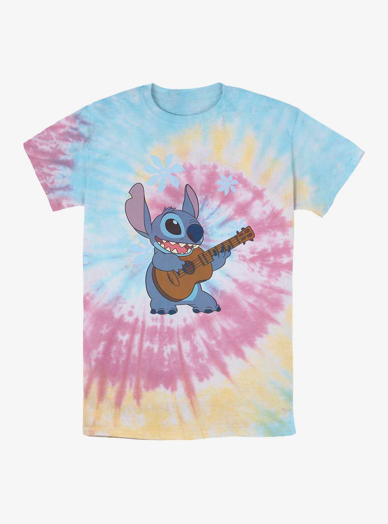 Disney Lilo & Stitch Ukulele Stitch Tie Dye T-Shirt, , hi-res