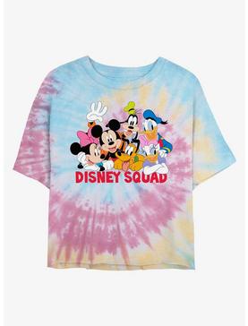Disney Mickey Mouse Disney Squad Tie Dye Crop Girls T-Shirt, , hi-res