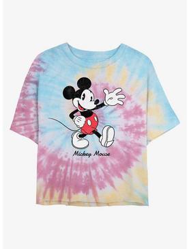 Disney Mickey Mouse Mickey Tie Dye Crop Girls T-Shirt, , hi-res