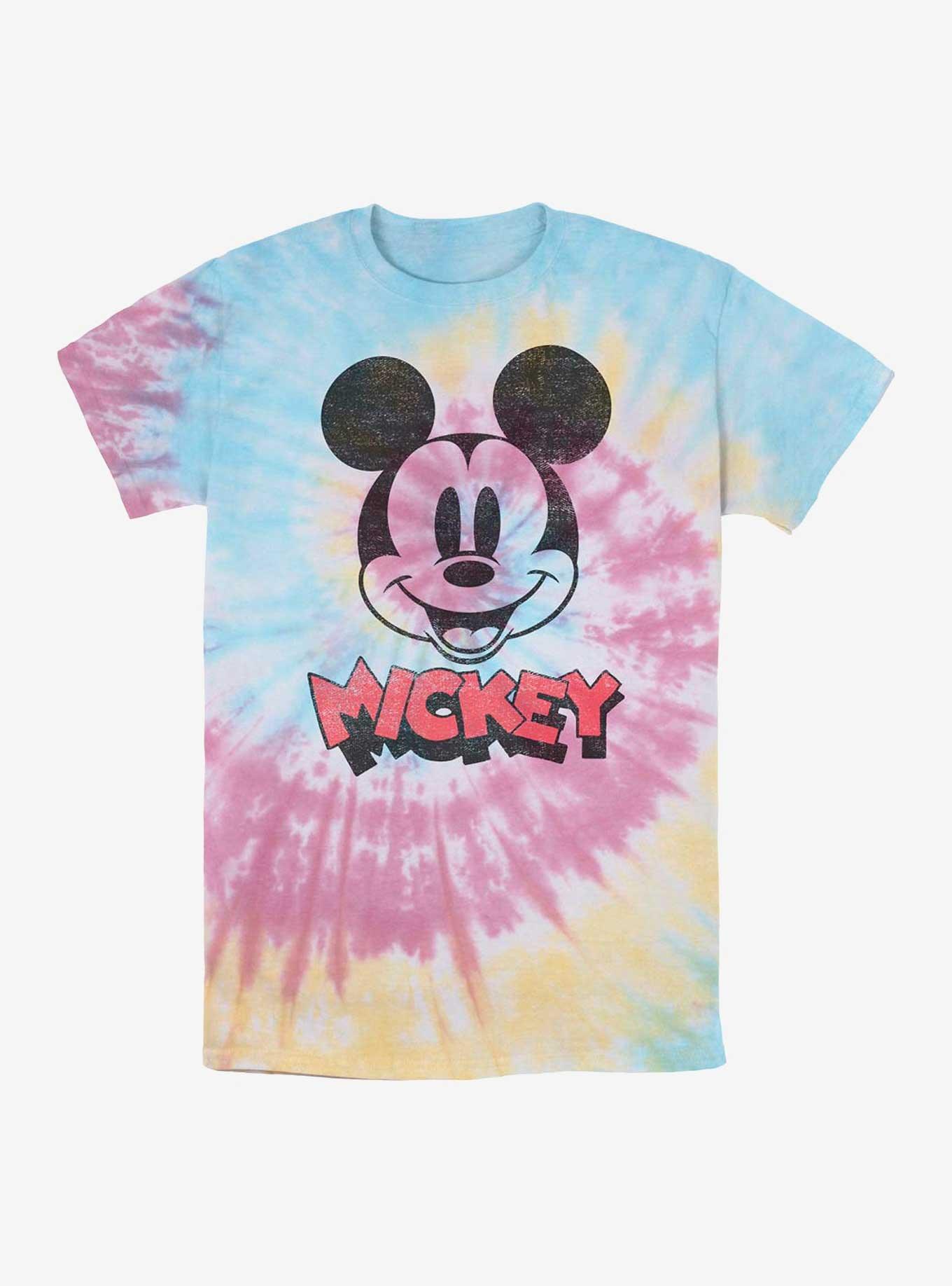 Disney Mickey Mouse Heads Up Tie Dye T-Shirt, BLUPNKLY, hi-res