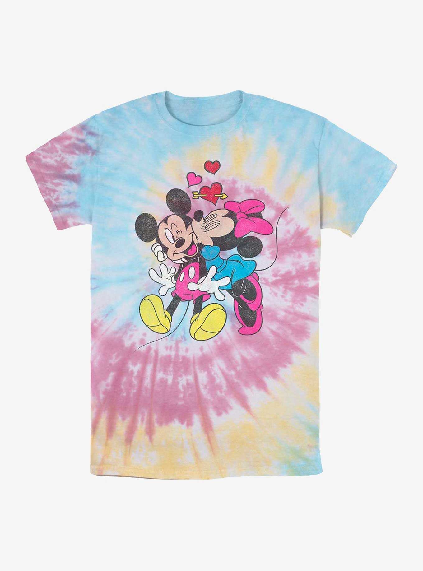 Disney Mickey Mouse & Minnie Mouse Love Tie Dye T-Shirt, , hi-res