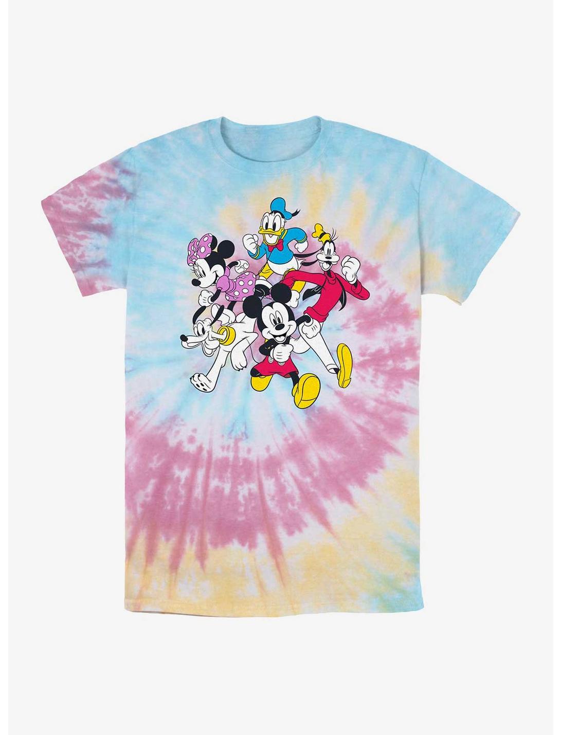 Disney Mickey Mouse & Friends Run Tie Dye T-Shirt, BLUPNKLY, hi-res