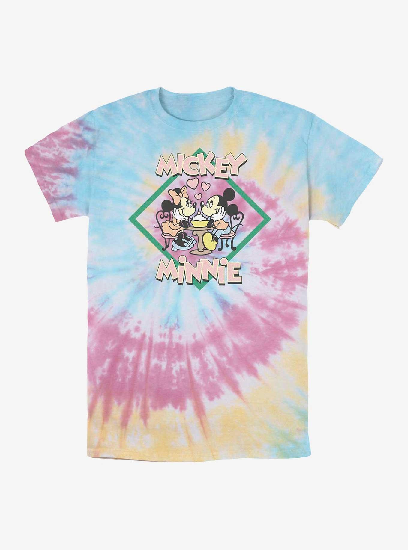 Disney Mickey Mouse Minnie Loves Mickey Tie Dye T-Shirt, , hi-res