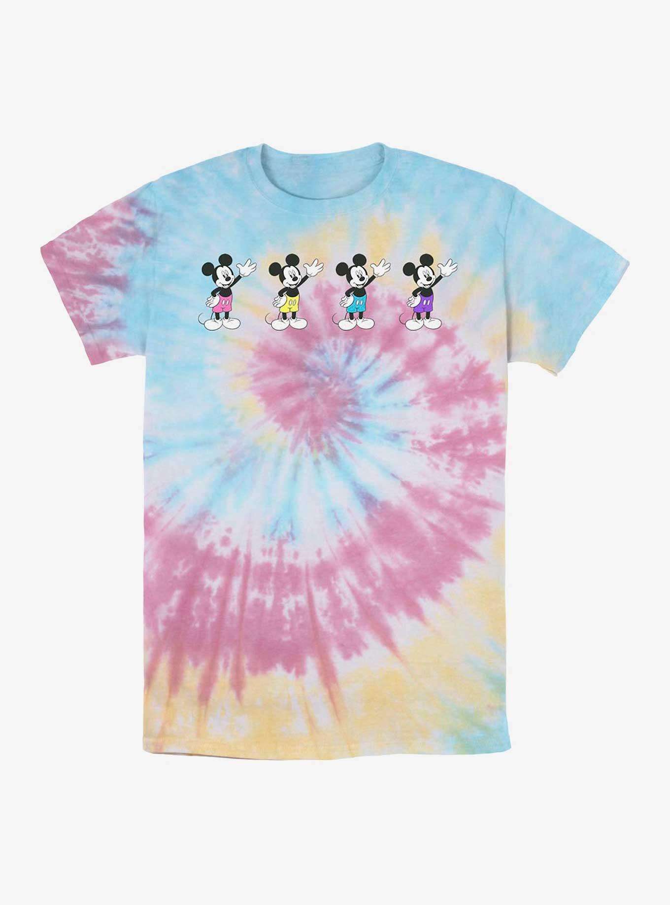 Disney Mickey Mouse Neon Pants Tie Dye T-Shirt, BLUPNKLY, hi-res