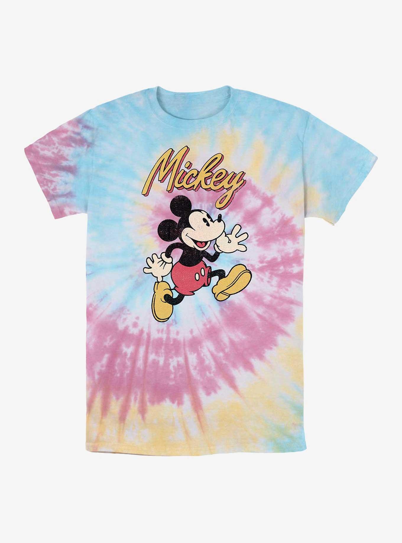 Disney Mickey Mouse Vintage Mickey Tie Dye T-Shirt - MULTI | Hot Topic