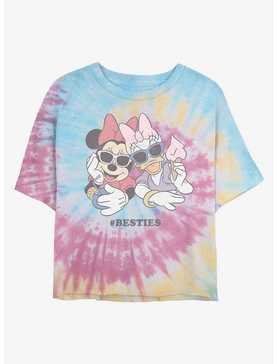 Disney Minnie Mouse & Daisy Duck Besties Tie Dye Crop Girls T-Shirt, , hi-res