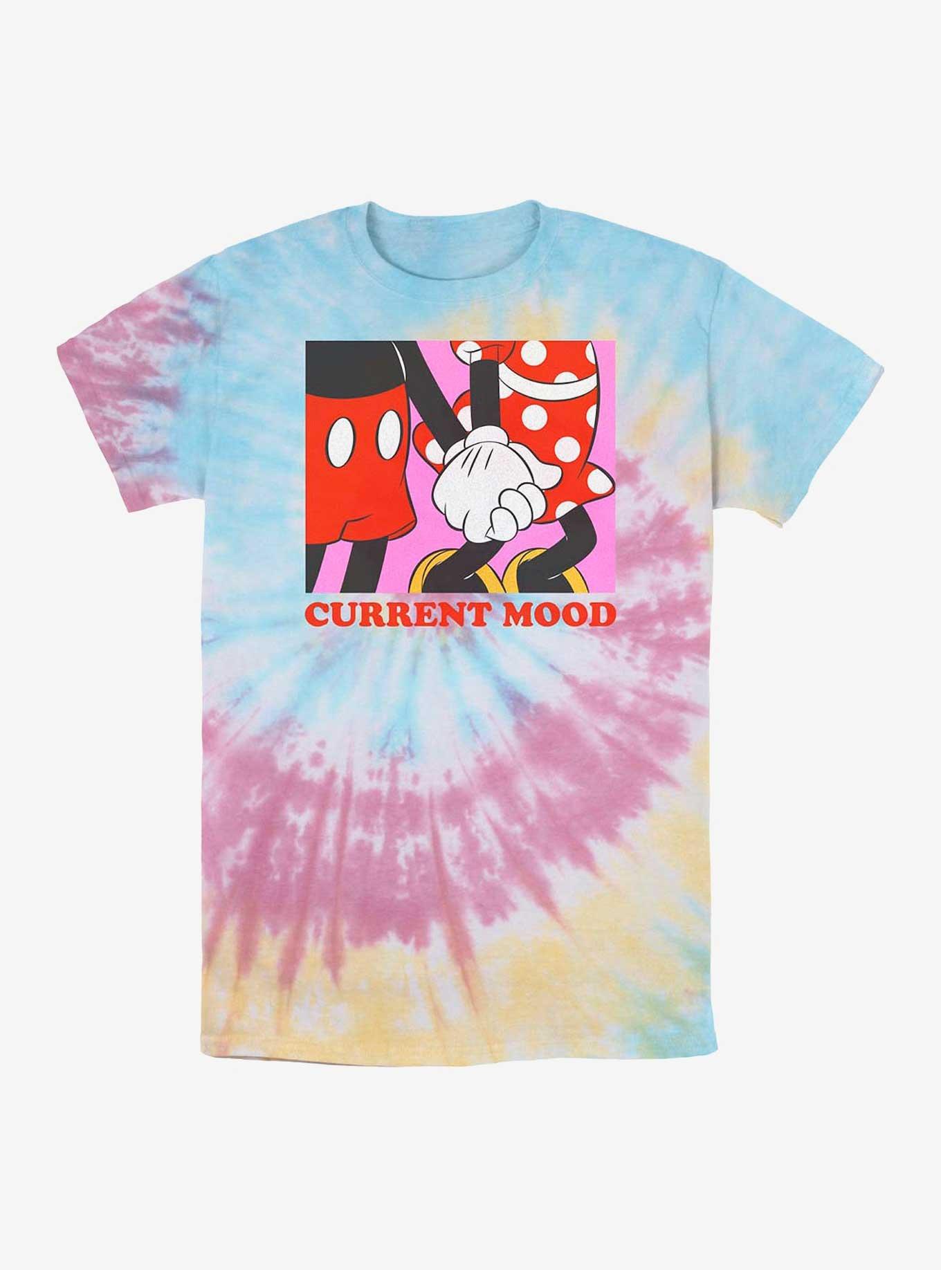 Disney Mickey Mouse & Minnie Mouse Current Mood Tie Dye T-Shirt, BLUPNKLY, hi-res