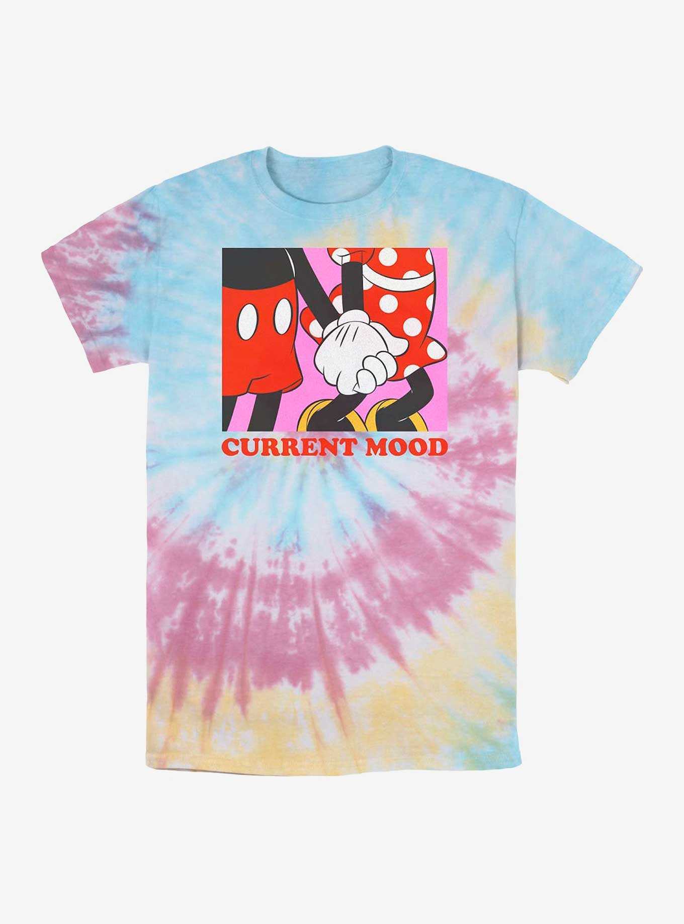 Disney Mickey Mouse & Minnie Mouse Current Mood Tie Dye T-Shirt, , hi-res