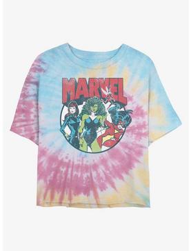 Marvel Gals Tie Dye Crop Girls T-Shirt, , hi-res