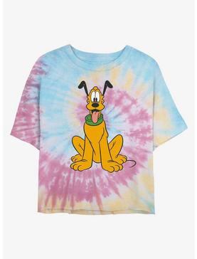 Disney Pluto Classic Pluto Tie Dye Crop Girls T-Shirt, , hi-res