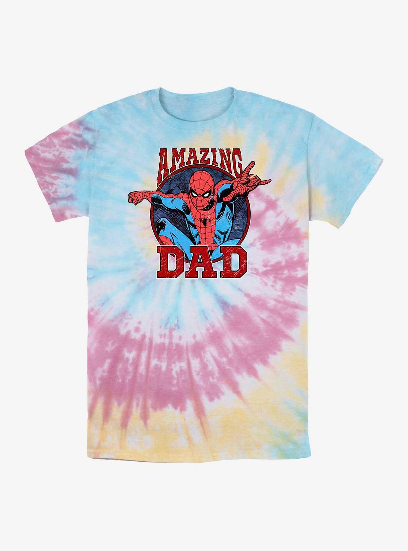 Marvel Spider-Man Amazing Dad Tie Dye T-Shirt, , hi-res