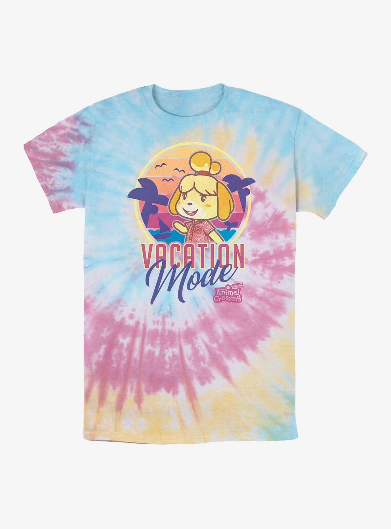 Nintendo Animal Crossing Vacation Mode Tie Dye T-Shirt