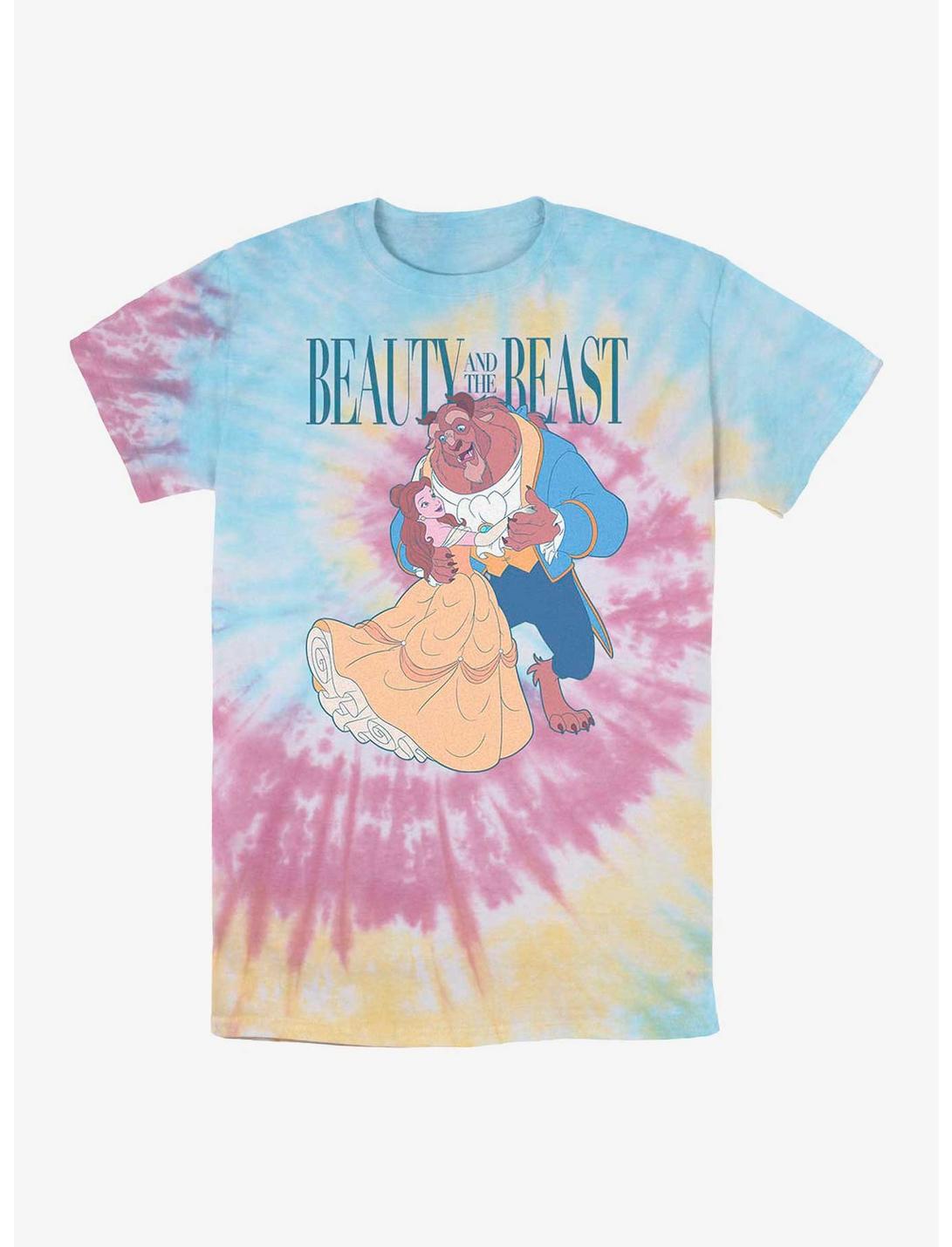 Disney Beauty and the Beast Vintage Beauty Tie Dye T-Shirt, BLUPNKLY, hi-res