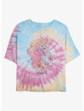 Disney The Little Mermaid Ariel Dream Tie Dye Crop Girls T-Shirt, , hi-res