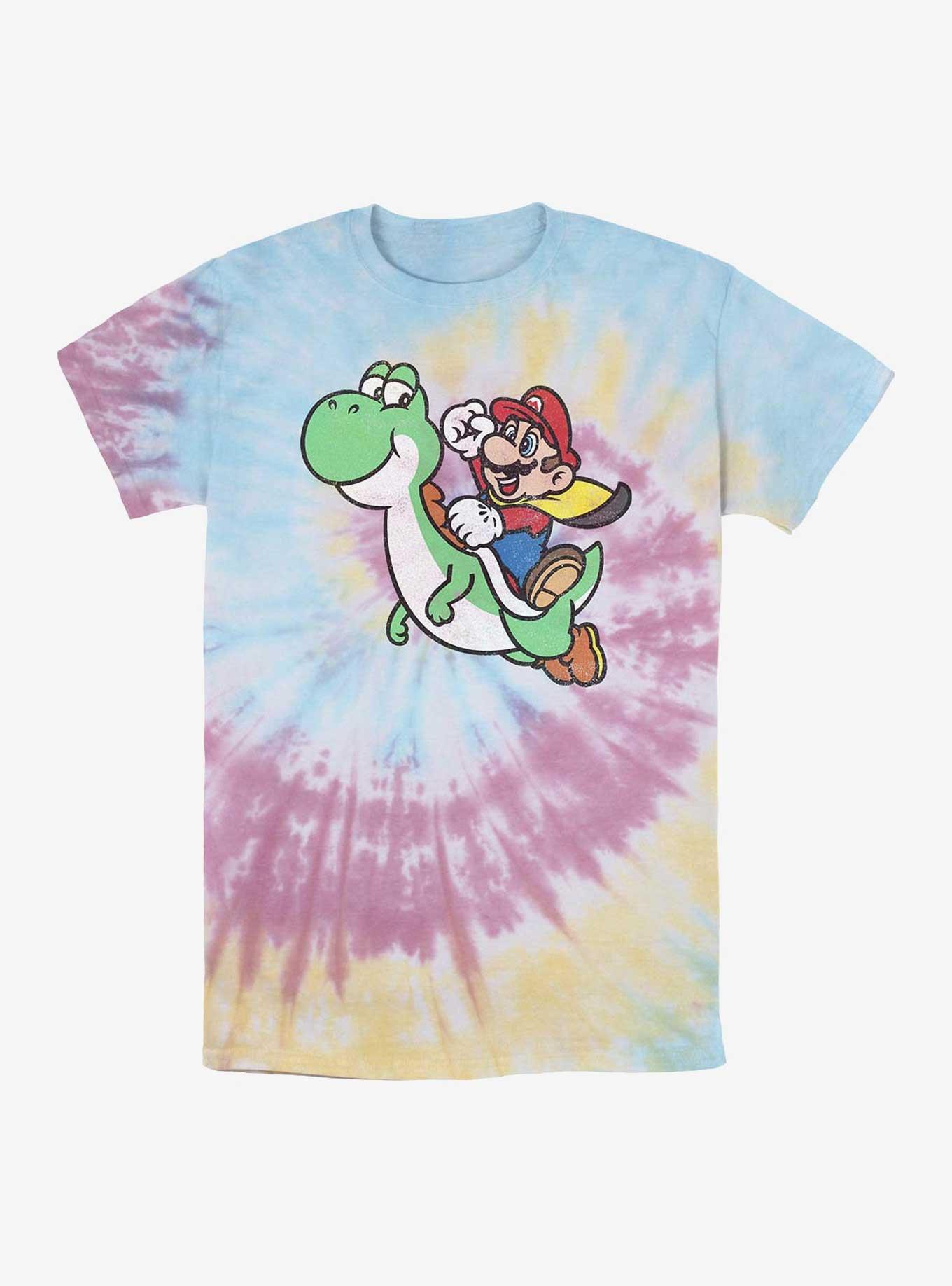 Nintendo Mario Yoshi Jump Tie Dye T-Shirt, BLUPNKLY, hi-res