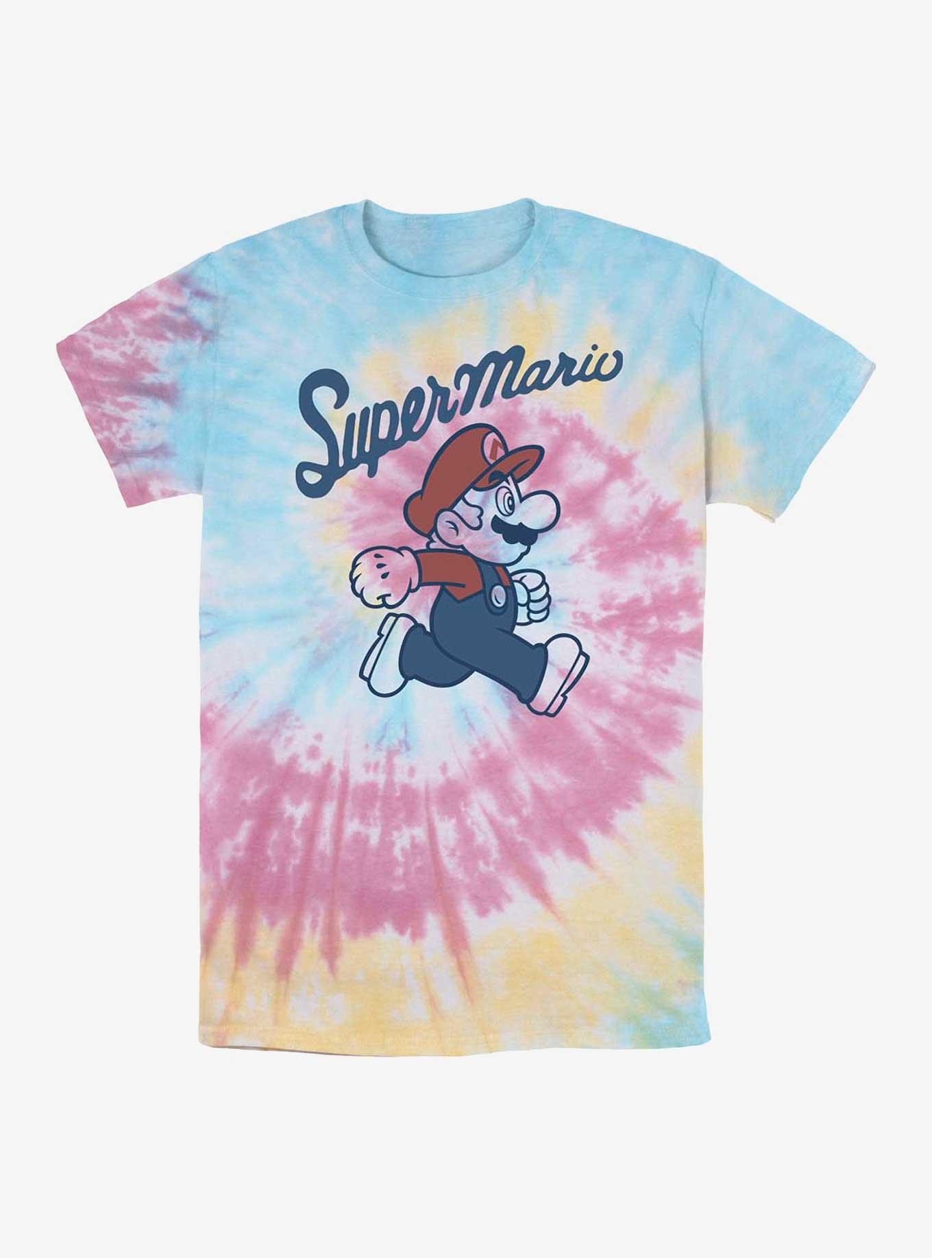 Nintendo Mario Tie Dye T-Shirt, BLUPNKLY, hi-res