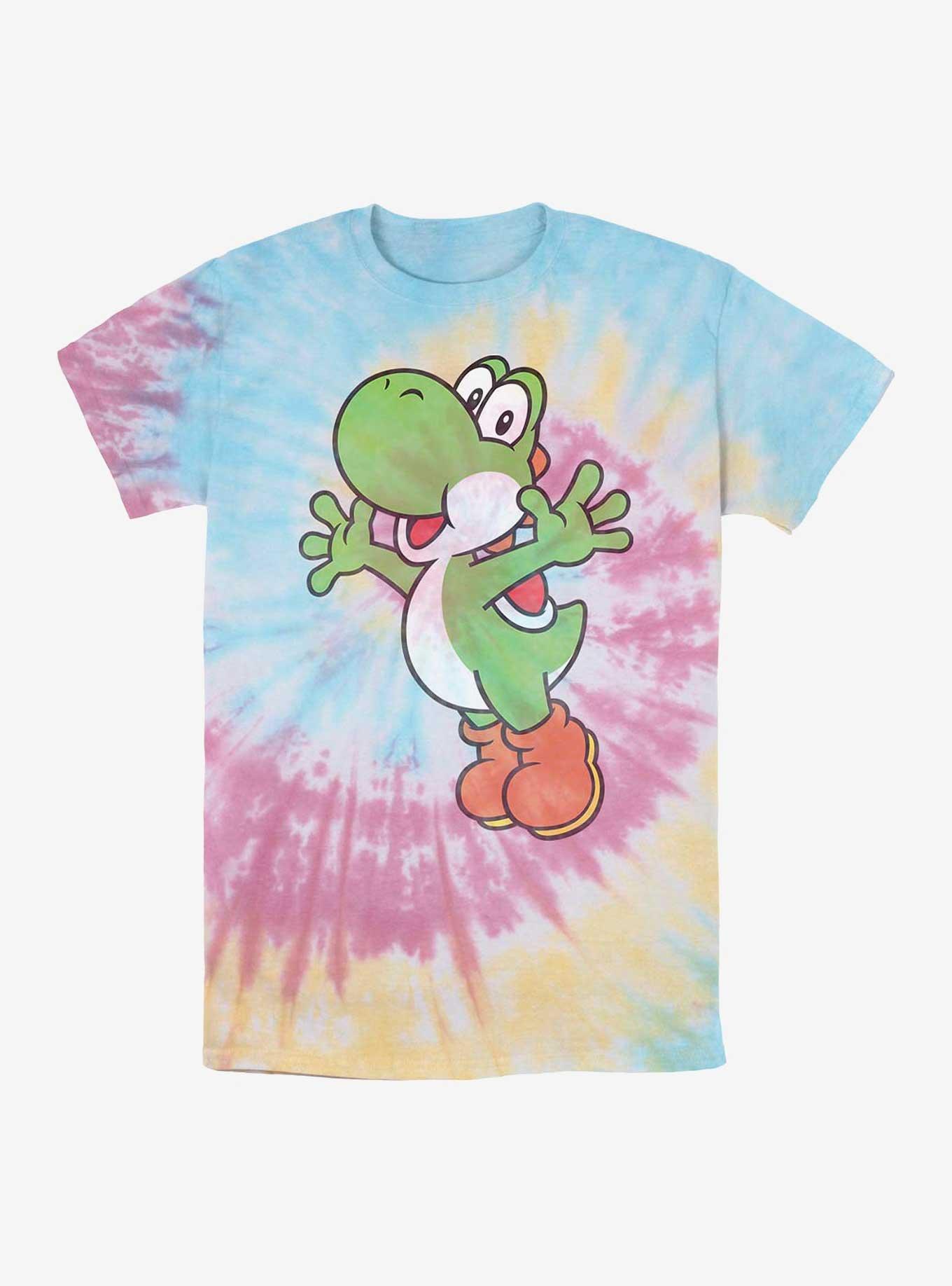 Nintendo Yoshi Icon Tie Dye T-Shirt, BLUPNKLY, hi-res