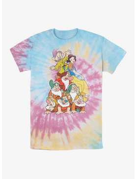 Disney Snow White and the Seven Dwarfs Squad Tie Dye T-Shirt, , hi-res