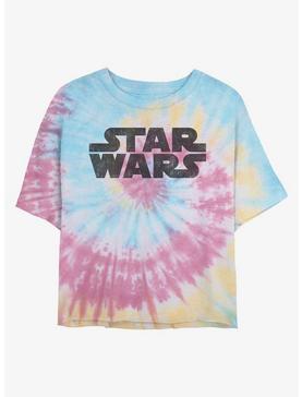Star Wars Logo Tie Dye Crop Girls T-Shirt, , hi-res