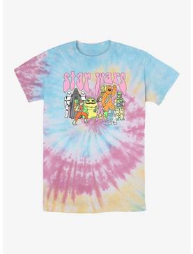 Plus Size Star Wars Psychedelic Characters Tie Dye T-Shirt, , hi-res