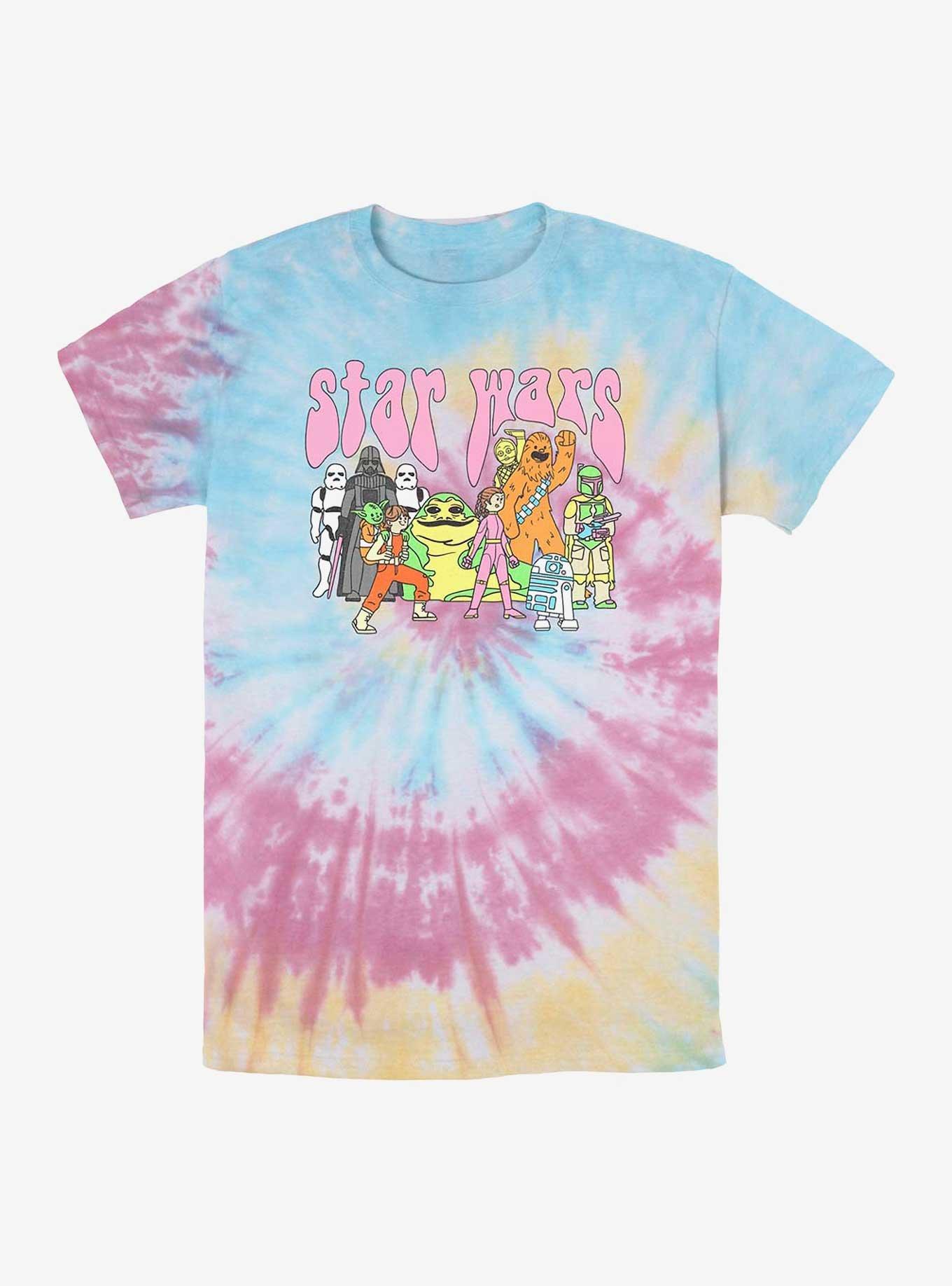 Star Wars Psychedelic Characters Tie Dye T-Shirt - MULTI | Hot Topic