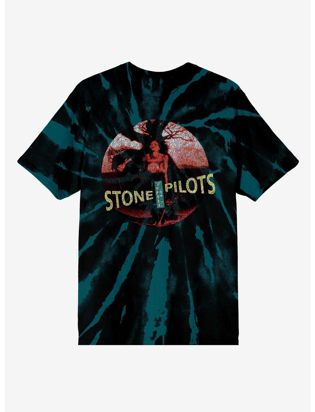 Stone Temple Pilots Core Spiral Dye Boyfriend Fit Girls T-Shirt, MULTI, hi-res