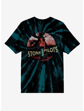Stone Temple Pilots Core Spiral Dye Boyfriend Fit Girls T-Shirt, , hi-res