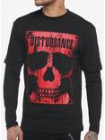 Disturbance Skull Twofer Long-Sleeve T-Shirt, BLACK, hi-res