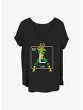 Marvel Loki Periodic Loki Girls T-Shirt Plus Size, BLACK, hi-res
