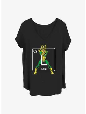 Marvel Loki Periodic Loki Girls T-Shirt Plus Size, , hi-res