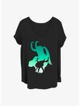 Marvel Loki Thor Knockout Girls T-Shirt Plus Size, BLACK, hi-res