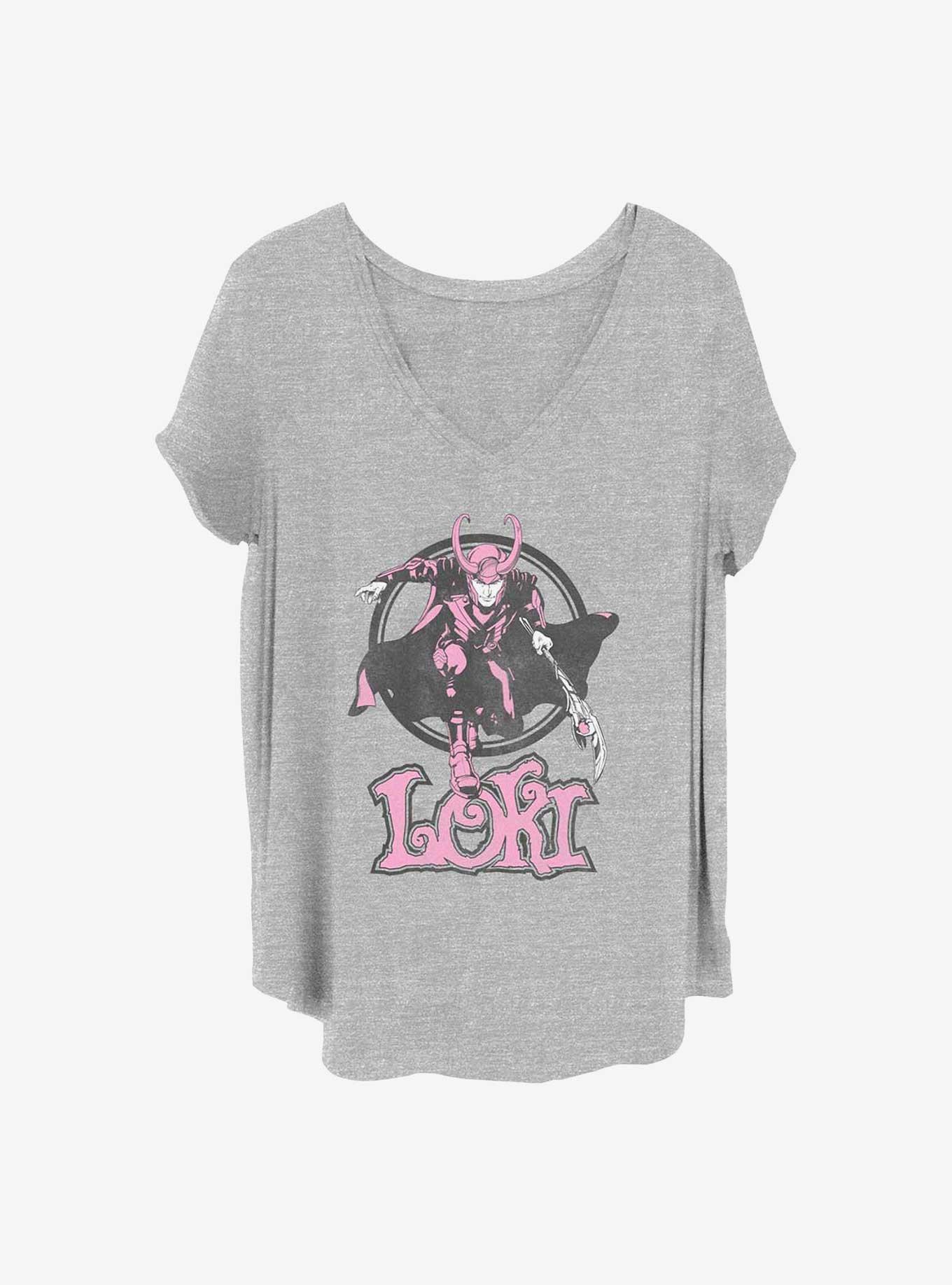 Marvel Loki Trickster Girls T-Shirt Plus Size, , hi-res