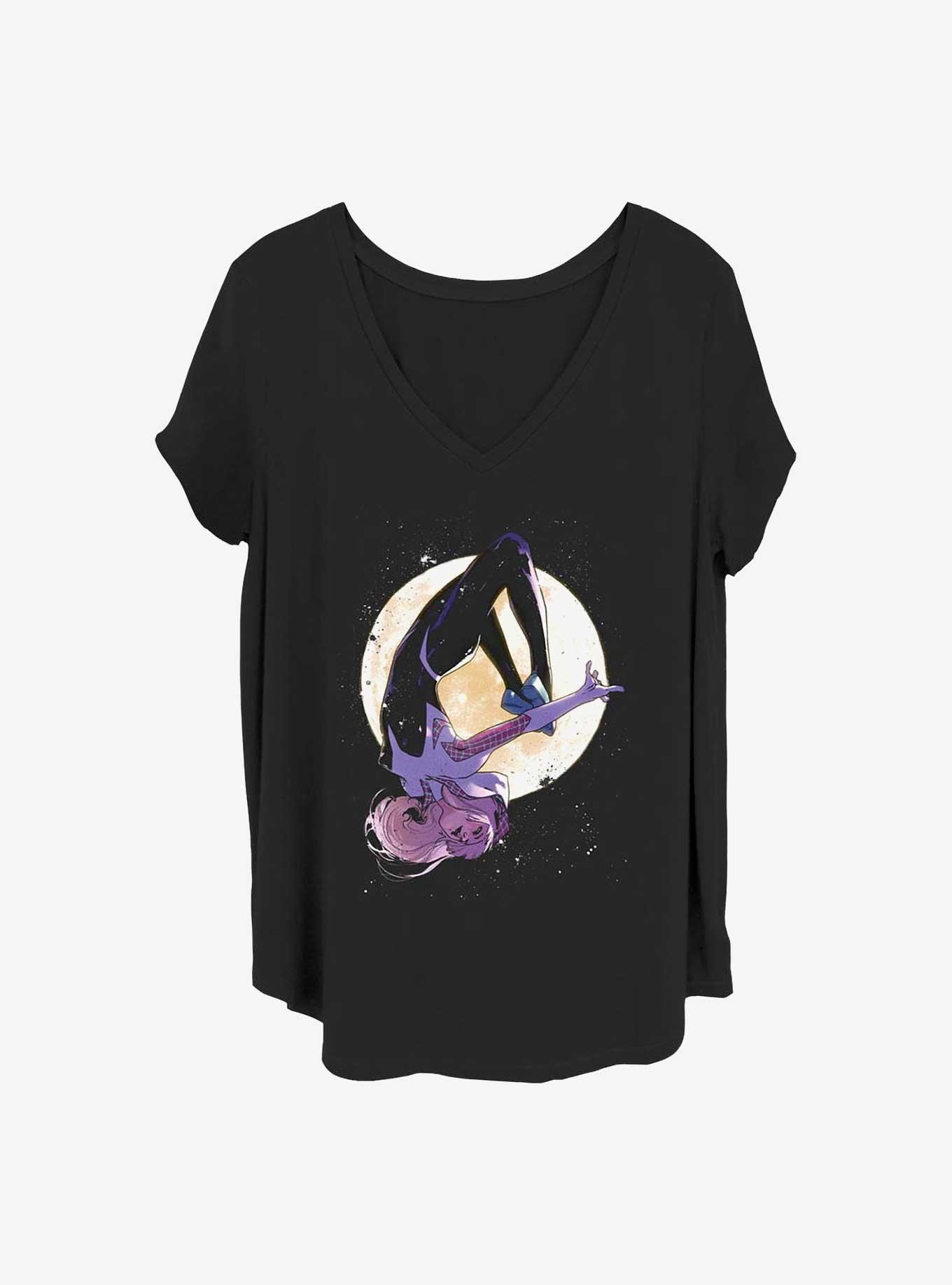 Marvel Spider-Gwen Spider Moon Girls T-Shirt Plus Size, BLACK, hi-res