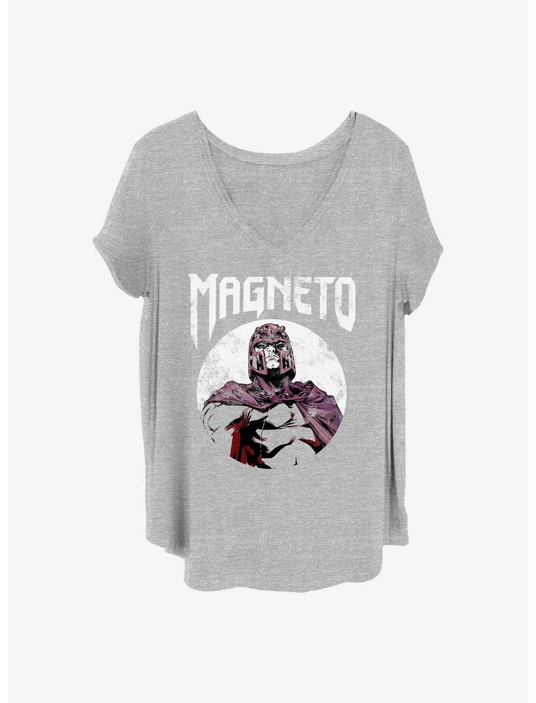 Marvel X-Men Magneto Pose Girls T-Shirt Plus Size, HEATHER GR, hi-res