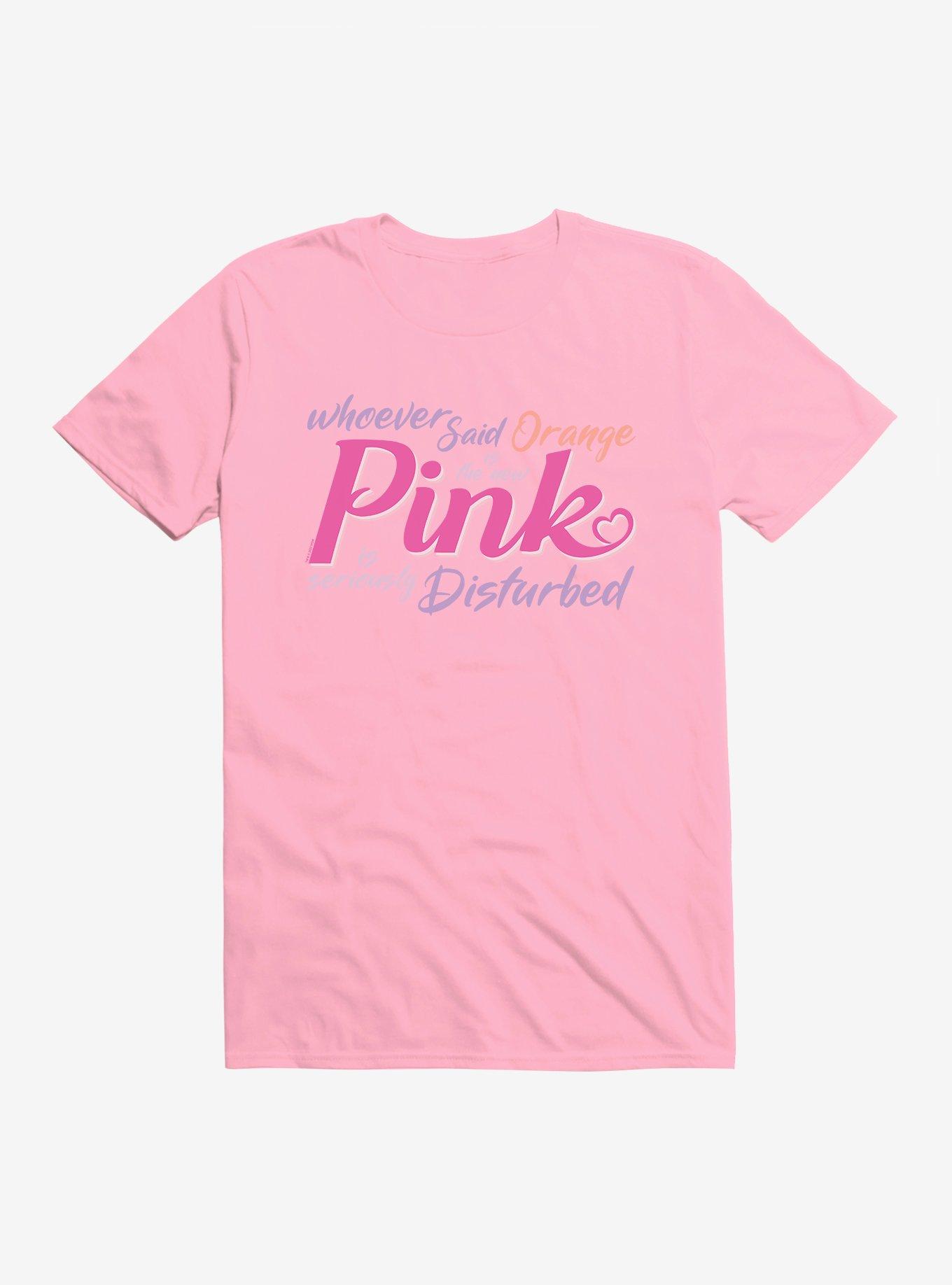 Legally Blonde Orange Is The New Pink Disturbed T-Shirt, CHARITY PINK, hi-res