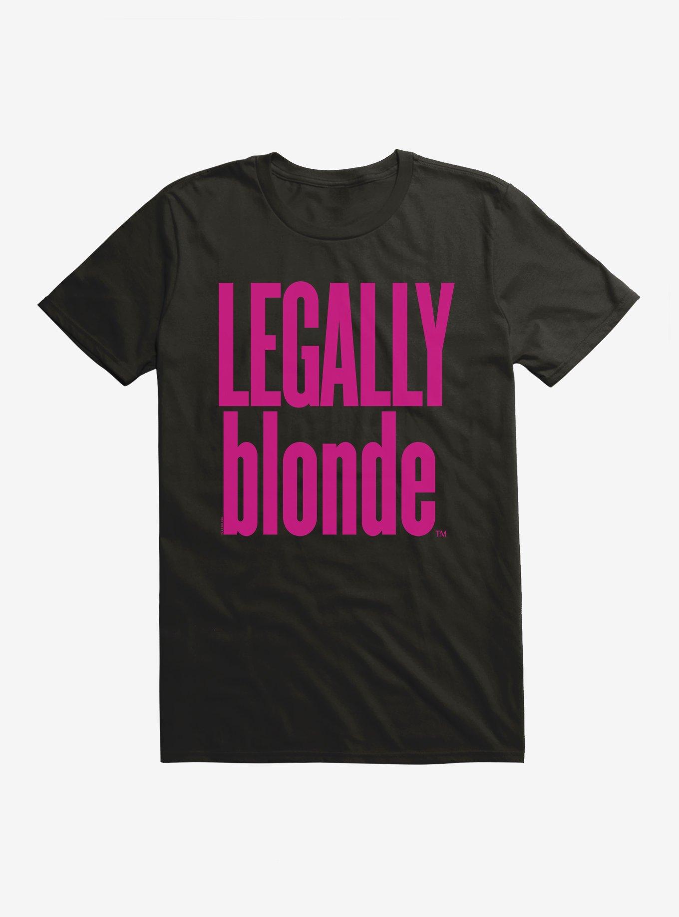 Legally Blonde Title Logo T-Shirt, BLACK, hi-res