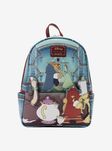 belle library mini backpack Loungefly Disney Beauty and the Beast & Beast Velvet — BoxLunch Exclusive MULTI NONE : Clothing, Shoes & Jewelry and Lumière look on Loungefly Belle Sketch Mini-Backpack –